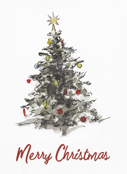Christmas Tree and Robin (Mixed Pack)